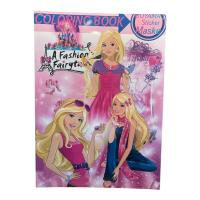 Toptan Boyama Kitabı Stickerlı Barbie Model