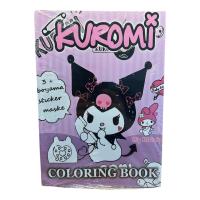 Toptan Boyama Kitabı Stickerlı Kuromi Model