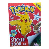 Toptan Boyama Kitabı Stickerlı Pokemon Model