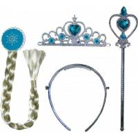Toptan Elsa Taç Asa Saç 3'lü set