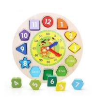 Toptan Geometrik Ahşap Saat