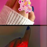 Toptan Işıklı Unicorn Yüzük