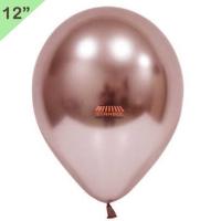 Toptan Parlak Krom Balon Rose Gold