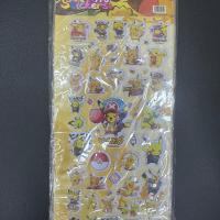 Toptan Pikachu Sticker Kartelalı Küçük Boy