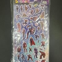 Toptan Süper Kahramanlar Sticker Kartelalı Küçük Boy