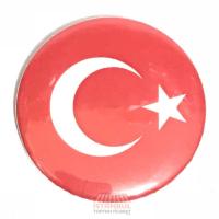Toptan Türk Bayrağı Rozet Magnet