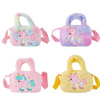 Toptan Unicorn Askılı Peluş Çanta