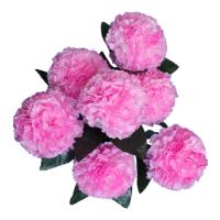 Toptan Yapay Çiçek Karanfil Demet 32 cm 