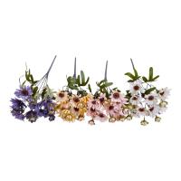 Toptan Yapay Çiçek Papatya 40 cm 5 Dal