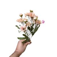 Toptan Yapay Çiçek Papatya 40 cm 5 Dal