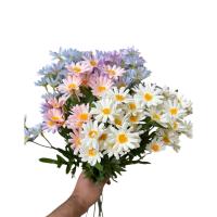 Toptan Yapay Çiçek Papatya 50 cm 5 Dal