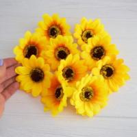 Toptan Yapay Tekli Ay Çiçeği 5cm 