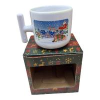 Toptan Yılbaşı Temalı Noel Babalı Kupa Bardak