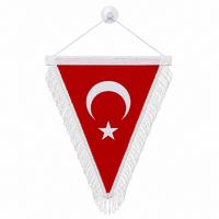Türk Bayrağı Üçgen Flama Vantuzlu