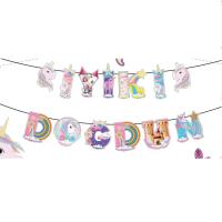 Unicorn İyi Ki Doğdun Karakterli Uzar Yazı