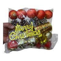 Yılbaşı Çam Ağaç Süsü 20 Li Karışık Set