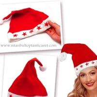 Yılbaşı Özel Işıklı Noel Baba Şapkası (2 adet)