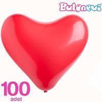 Kalp Model Kırmızı Balon Balonevi