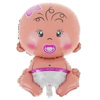 Kız Bebek Folyo Balon Pembe