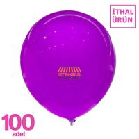 Mor Renk Toptan Balon 100 Adet