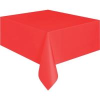 Plastik Masa Örtüsü Kırmızı Renk