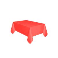 Plastik Masa Örtüsü Kırmızı Renk