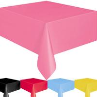 Plastik Masa Örtüsü Pembe Renk