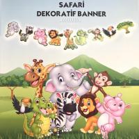 Safari Dekoratif Banner