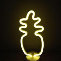 Toptan Ananas Modelli Neon Led Gece Lambası