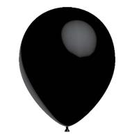 Toptan Düz Renk Siyah Balon (100 ad.)