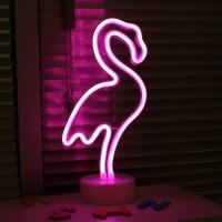 Toptan Flamingo Modelli Neon Led Gece Lambası