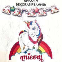 Unicorn Dekoratif Banner
