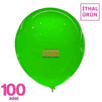 Yeşil Renk Toptan Balon 100 Adet